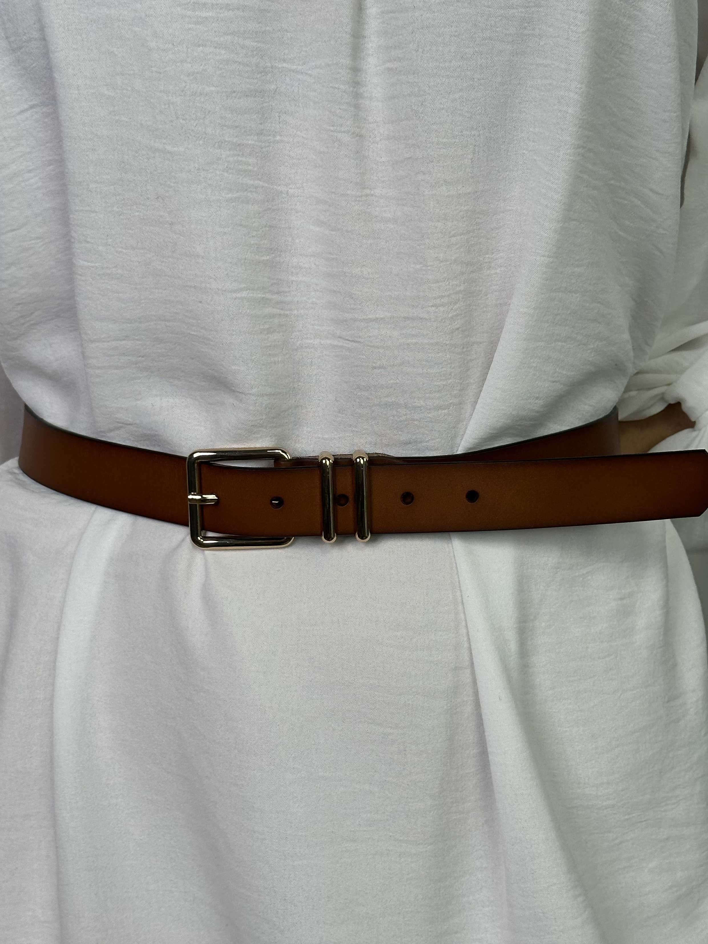 Rachel - Simpelt bælte i ægte læder